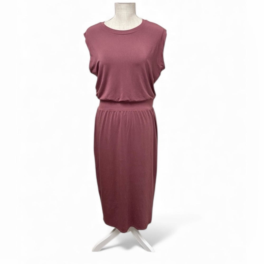 ✨ATHLETA✨ Mauve Santorini Cinch Sleeveless Dress Size Medium